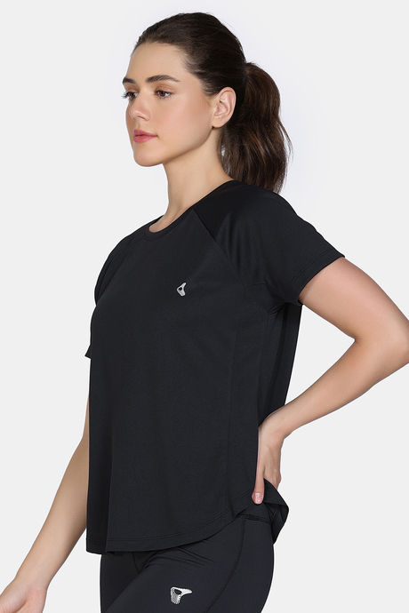 Zelocity Quick Dry Relaxed Top - Black Beauty — image 3